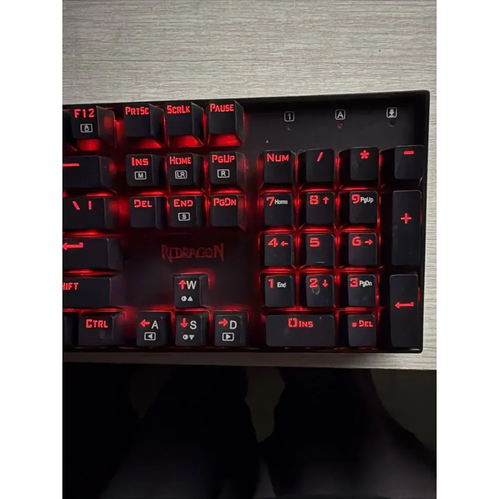 Redragon Vara K551-2 Mechanical Wired USB Illuminated Keyboard English Black